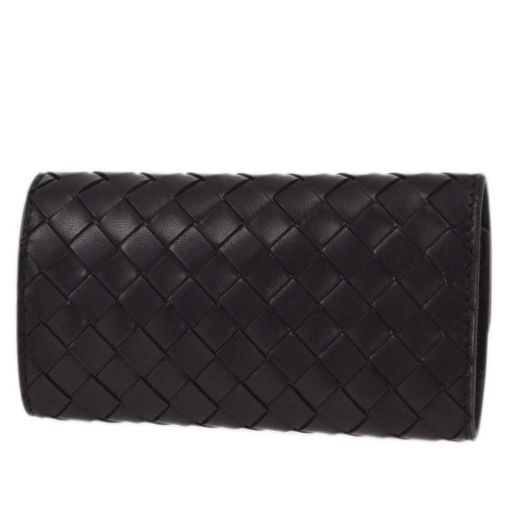 Bottega Veneta Knotted Keyring Leather Black Leather Charms And Keychains Accessory