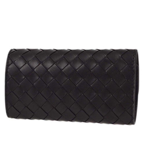 Bottega Veneta Knotted Keyring Leather Black Leather Charms And Keychains Accessory