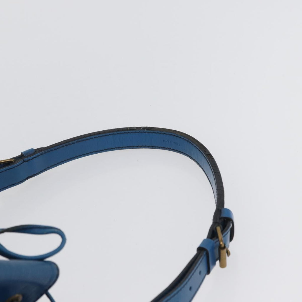 Louis Vuitton Petit Noe Nm Handbag Epi Leather Blue Leather Shoulder Bag