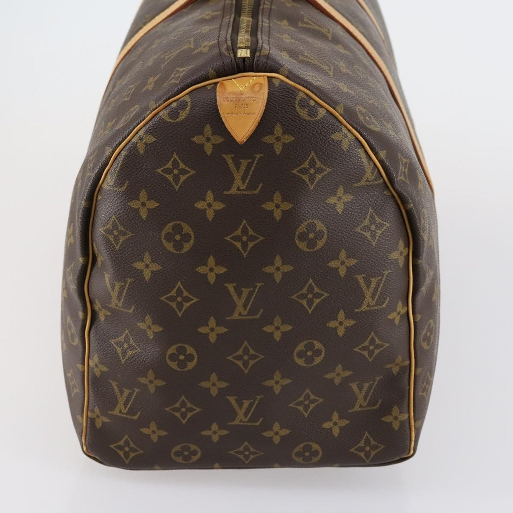 Louis Vuitton Keepall Bag Monogram Canvas Brown Canvas Travel Bag