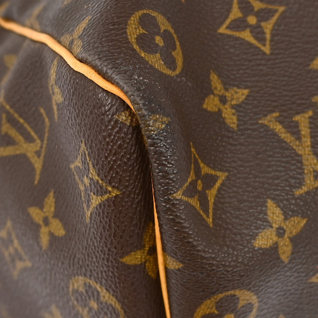 Louis Vuitton Keepall Bag Monogram Canvas Brown Canvas Travel Bag