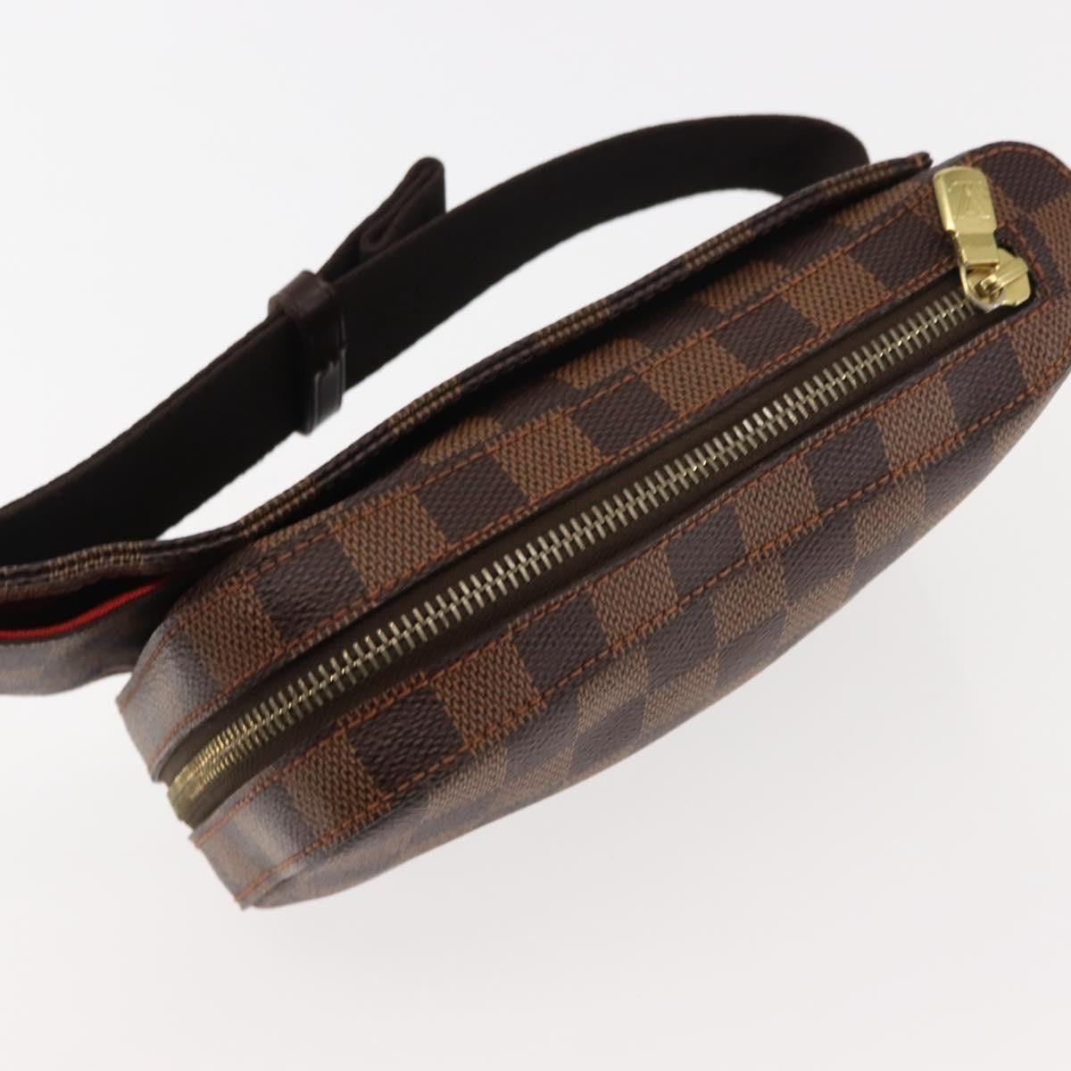 Louis Vuitton Geronimos Waist Bag Damier Brown Canvas Shoulder Bag