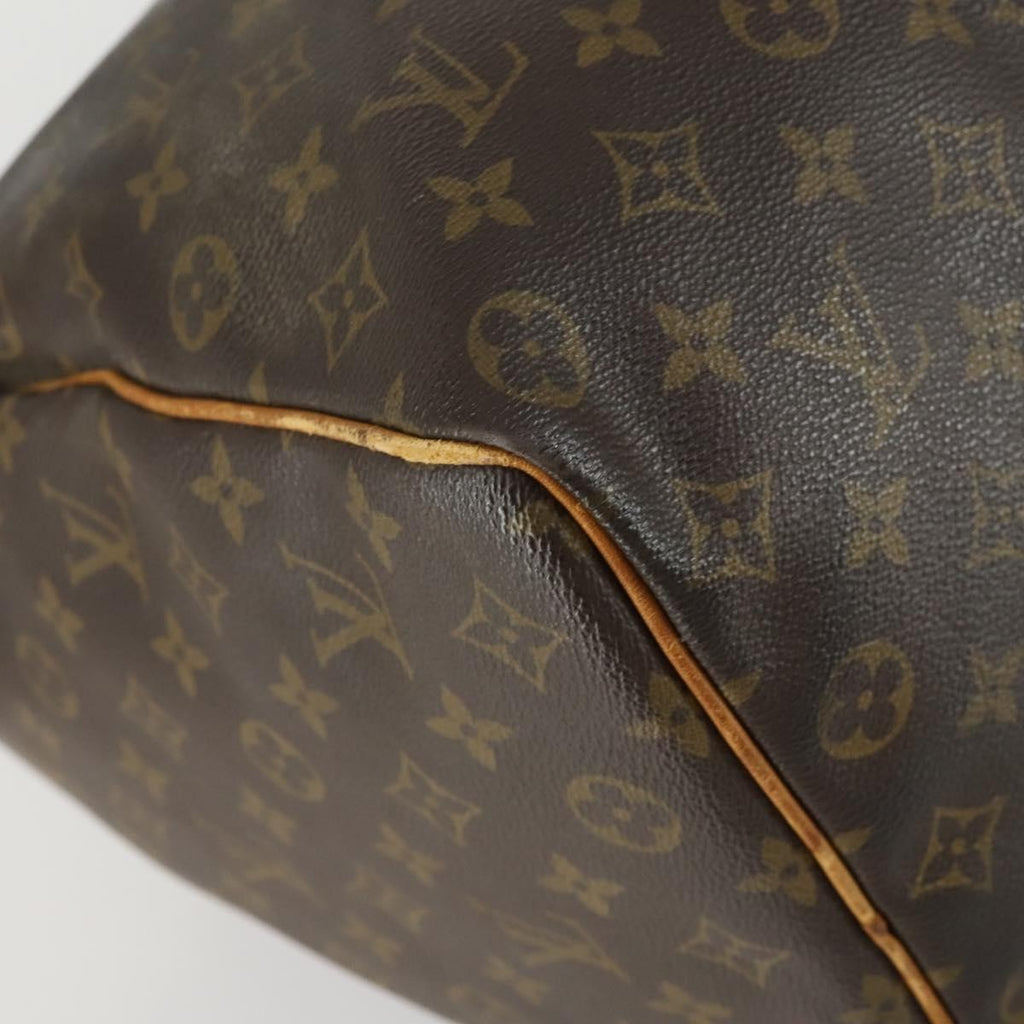 Louis Vuitton Keepall Bag Monogram Canvas Brown Canvas Travel Bag