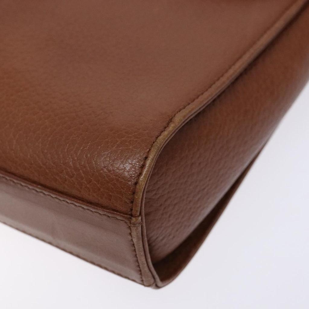 Burberry Flap Shoulder Bag Leather Brown Leather Shoulder Bag
