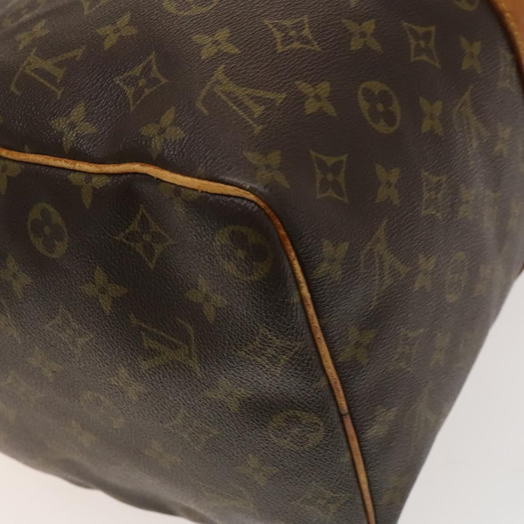 Louis Vuitton Keepall Bag Monogram Canvas Brown Canvas Travel Bag