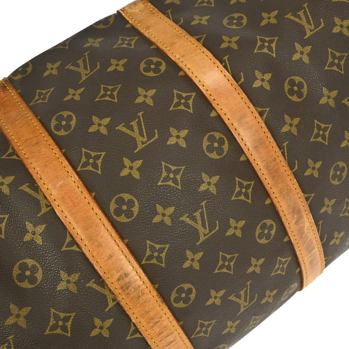 Louis Vuitton Keepall Bag Monogram Canvas Brown Canvas Travel Bag