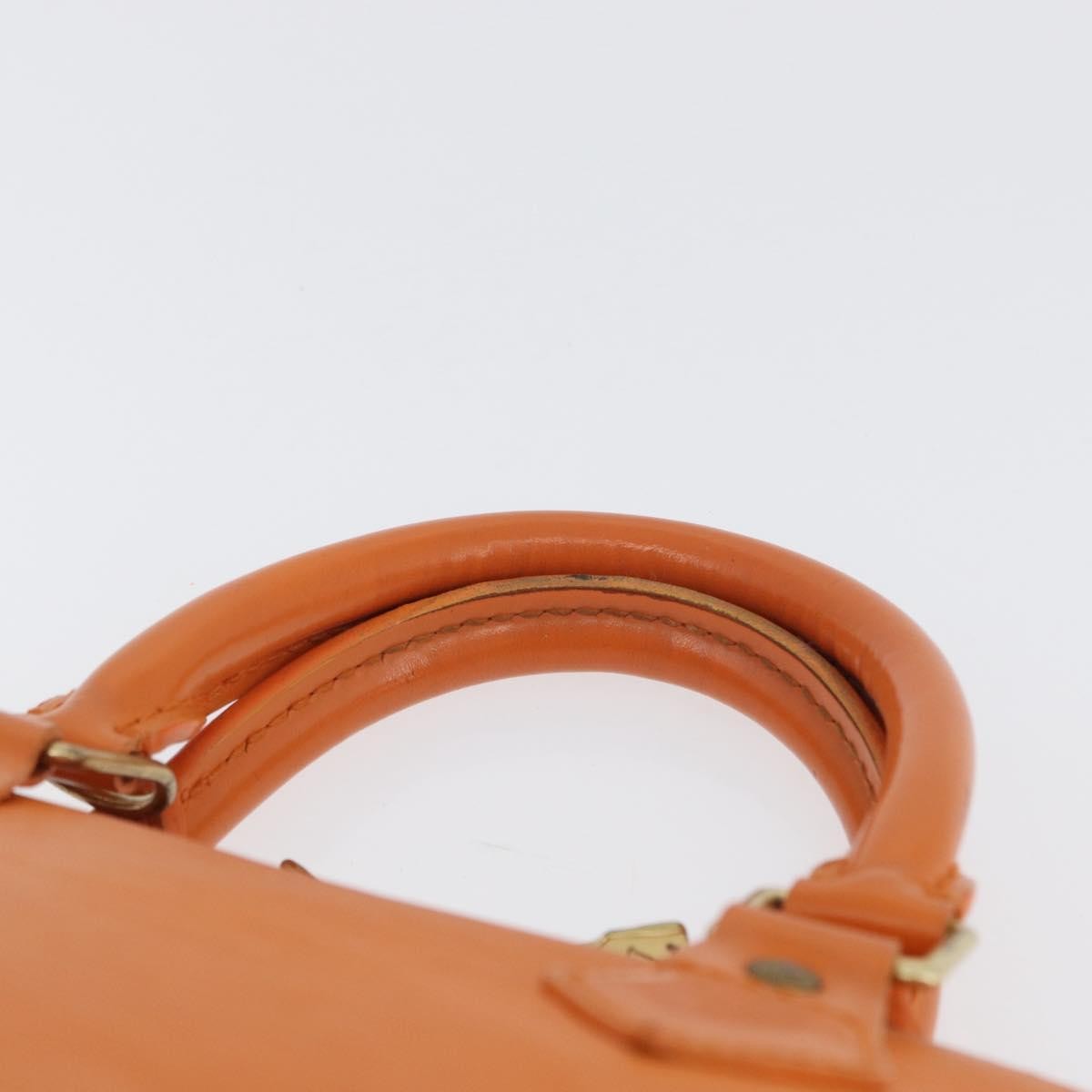 Louis Vuitton Vintage Alma Handbag Epi Leather Orange Leather Handbag