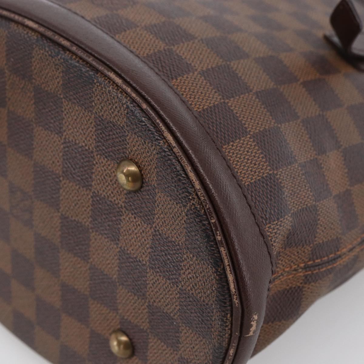 Louis Vuitton Marais Bucket Bag Damier Brown Canvas Shoulder Bag