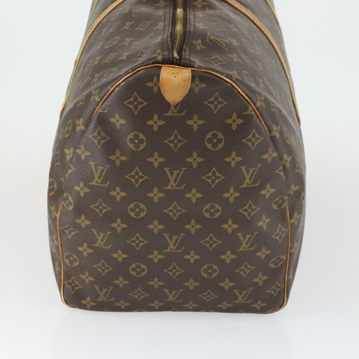 Louis Vuitton Keepall Bag Monogram Canvas Brown Canvas Travel Bag