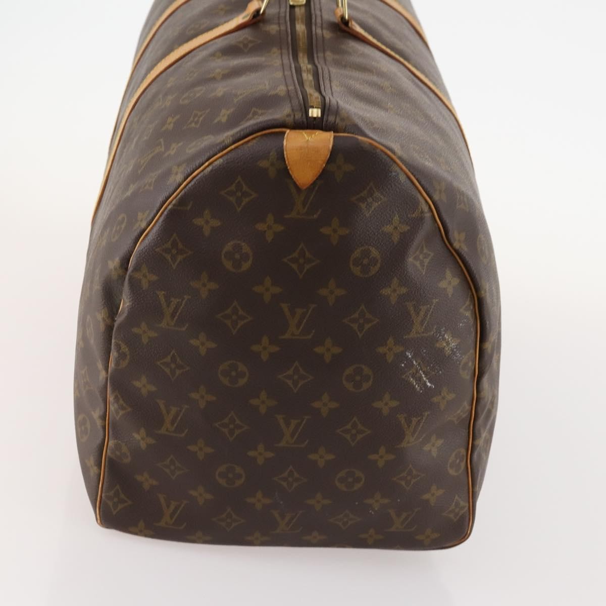 Louis Vuitton Keepall Bag Monogram Canvas Brown Canvas Travel Bag