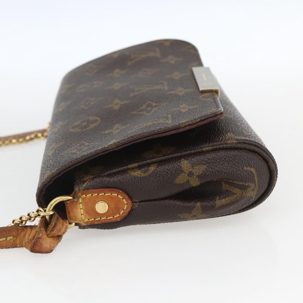 Louis Vuitton Favorite Handbag Monogram Canvas Brown Canvas Shoulder Bag