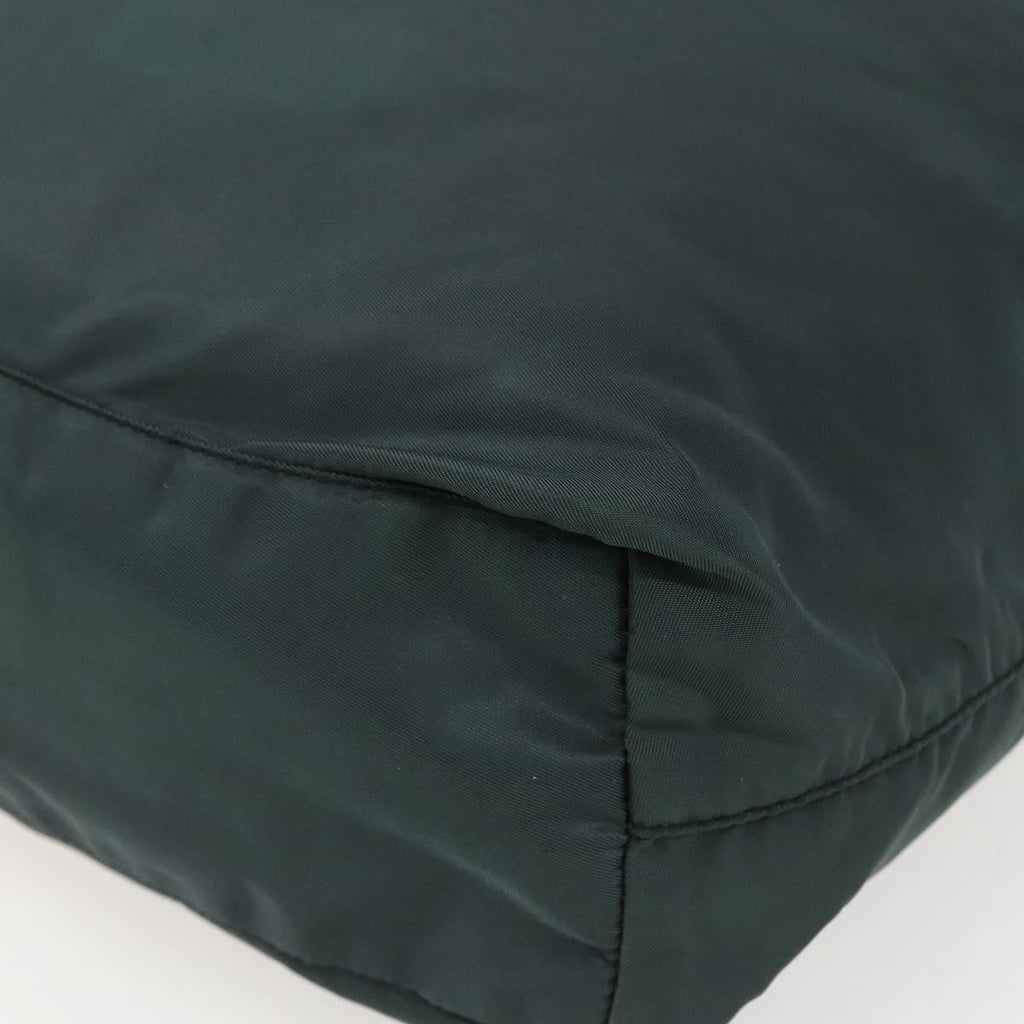 Prada Vintage Zip Tote Tessuto Green Nylon Tote Bag Bag