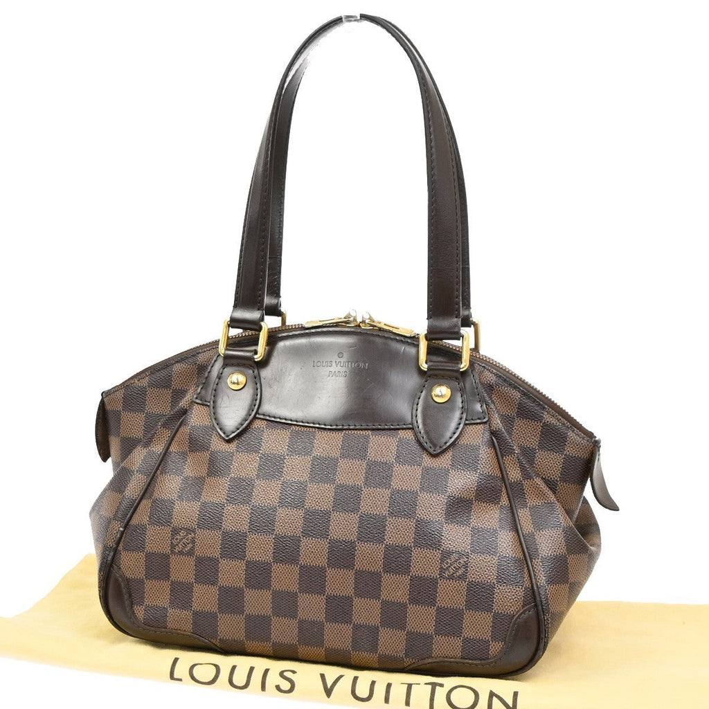 Louis Vuitton Verona Handbag Damier Brown Canvas Shoulder Bag