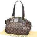 Louis Vuitton Verona Handbag Damier Brown Canvas Shoulder Bag