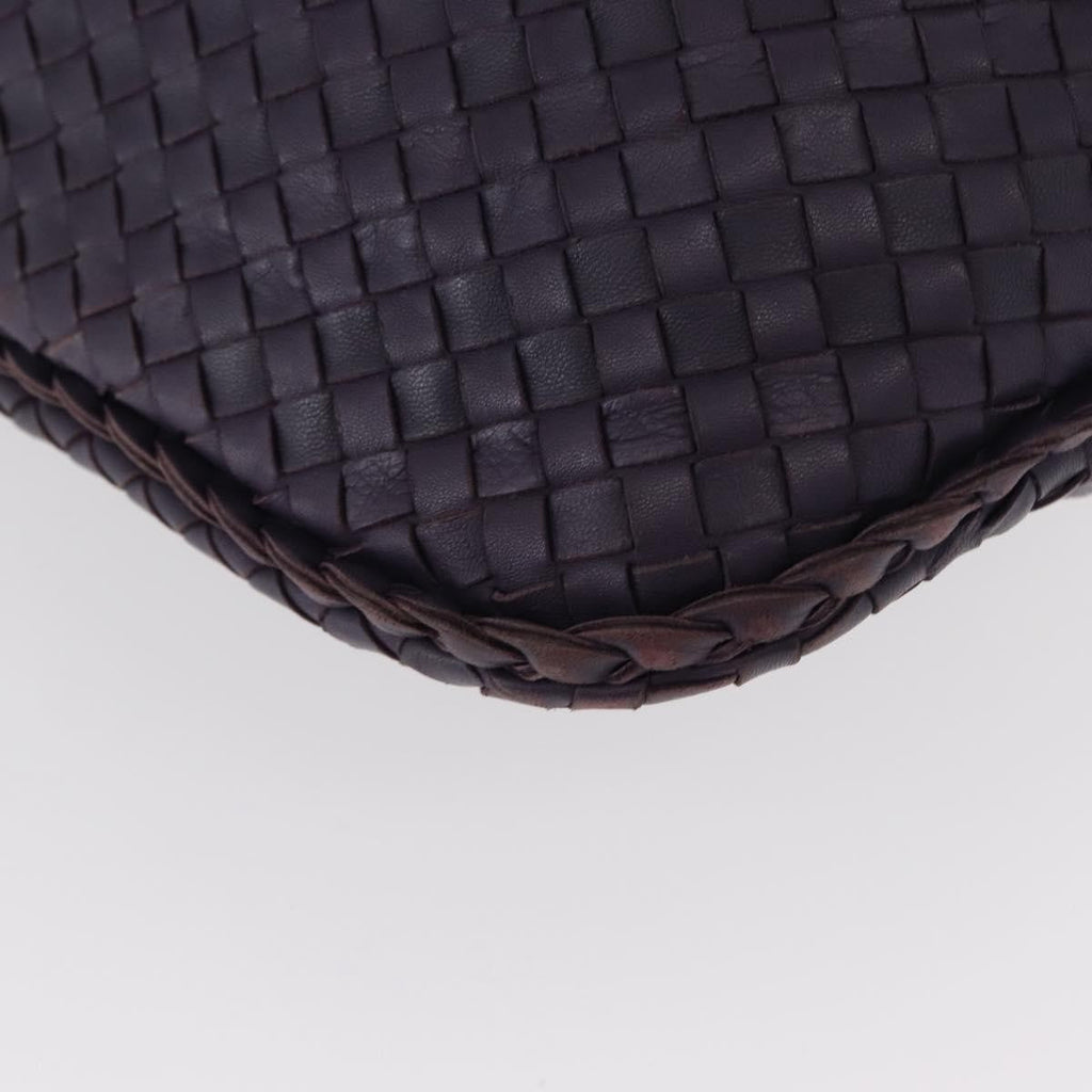 Bottega Veneta Veneta Hobo Pleated Intrecciato Nappa Purple Leather Shoulder Bag Bag