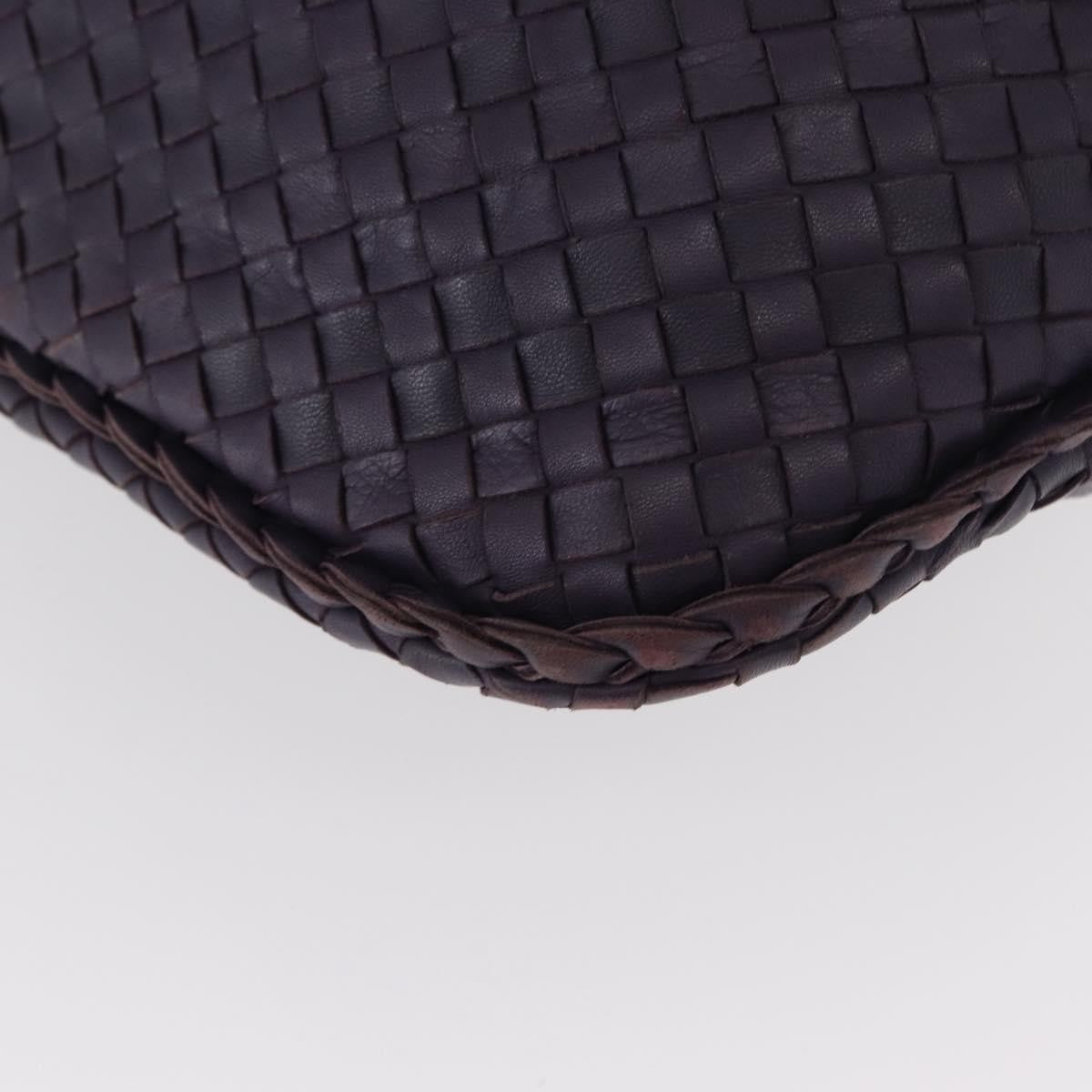 Bottega Veneta Veneta Hobo Pleated Intrecciato Nappa Purple Leather Shoulder Bag Bag