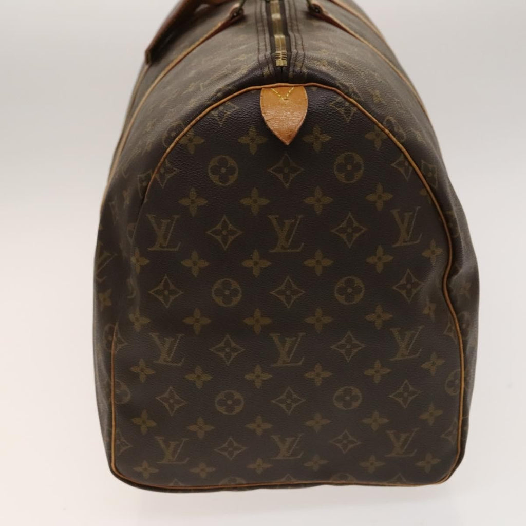 Louis Vuitton Keepall Bag Monogram Canvas Brown Canvas Travel Bag