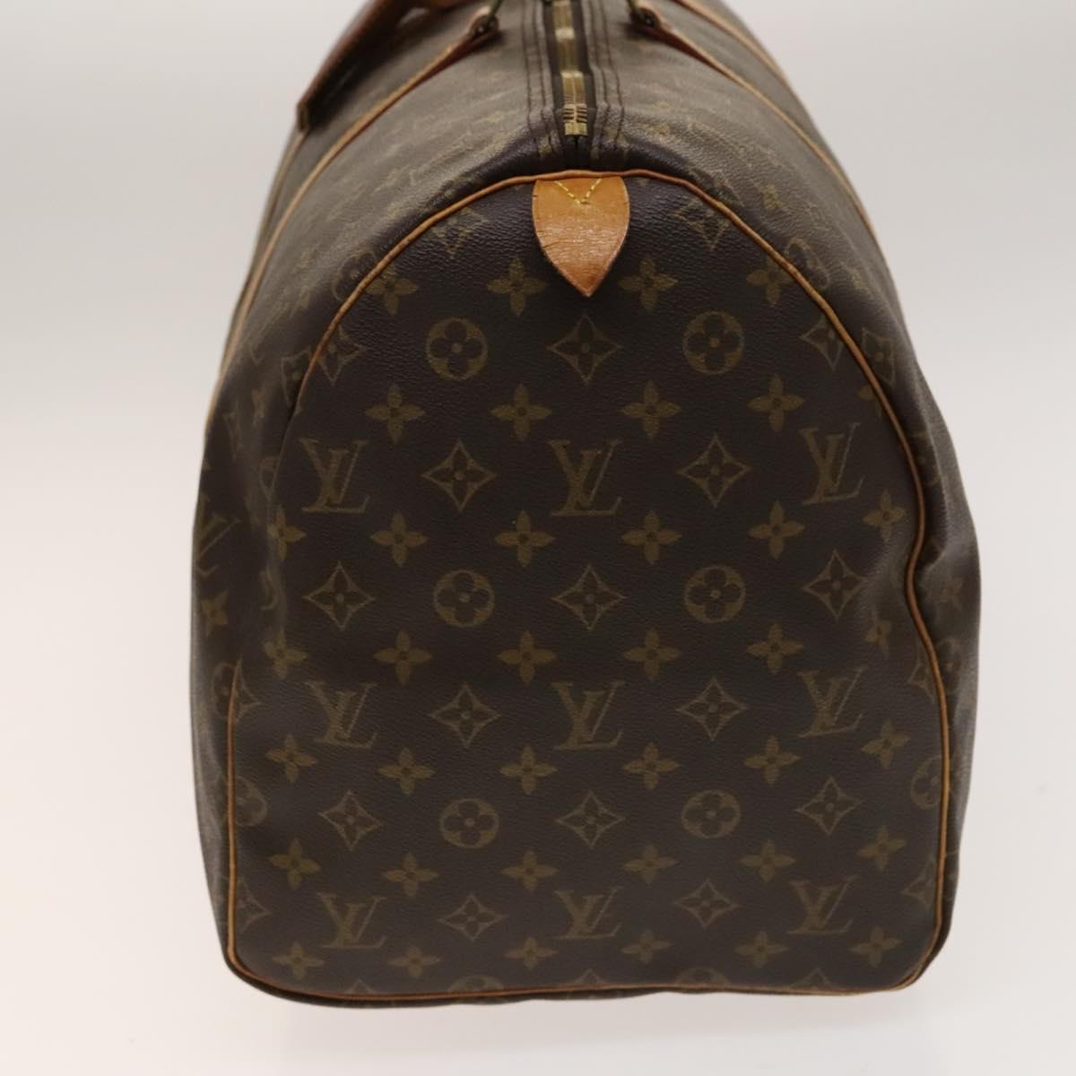 Louis Vuitton Keepall Bag Monogram Canvas Brown Canvas Travel Bag
