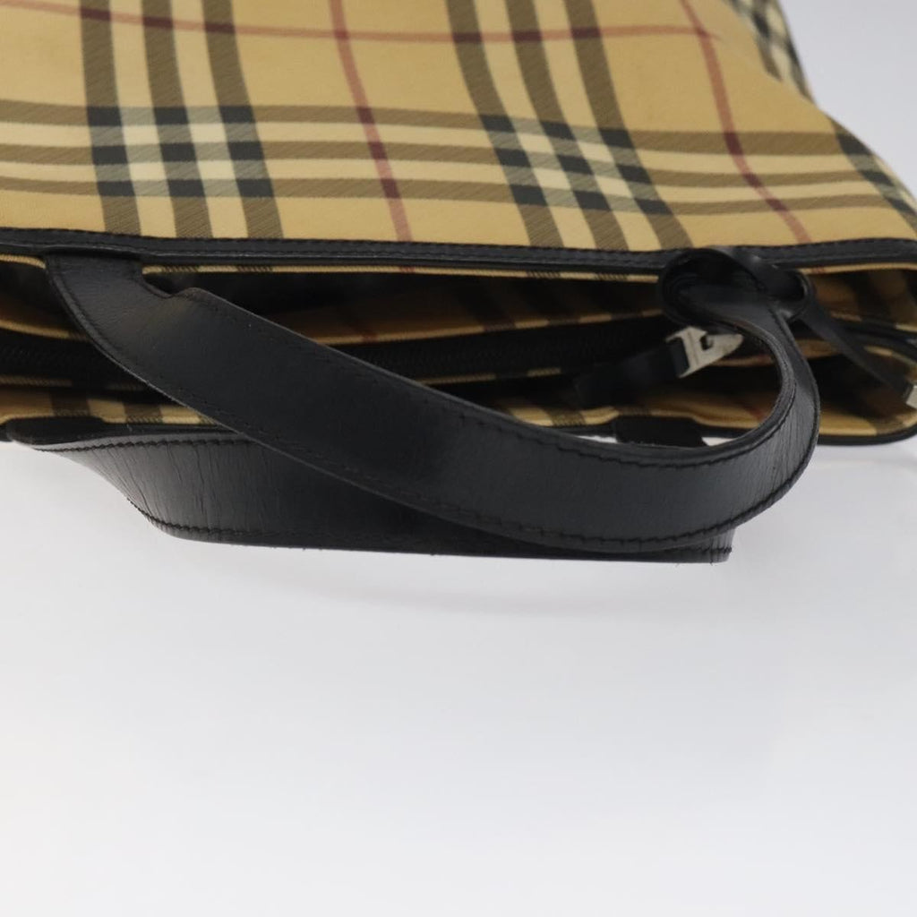 Burberry Nova Check Handbag Nova Check Canvas And Leather Beige Canvas Handbag