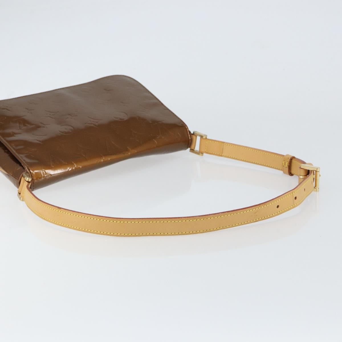 Louis Vuitton Thompson Street Handbag Monogram Vernis Brown Patent_Leather Shoulder Bag