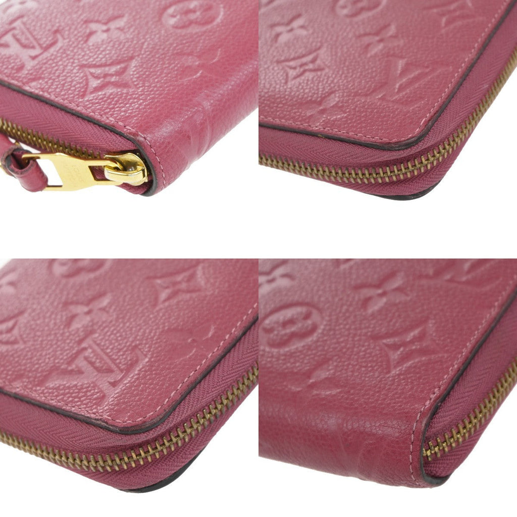 Louis Vuitton Portefeuille Zippy Monogramme Empreinte Monogramme Empreinte Purple Leather Wallets Accessory