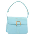 Saint Laurent Vintage Shoulder Bag Canvas Blue Canvas Shoulder Bag Bag (Pre-Owned)