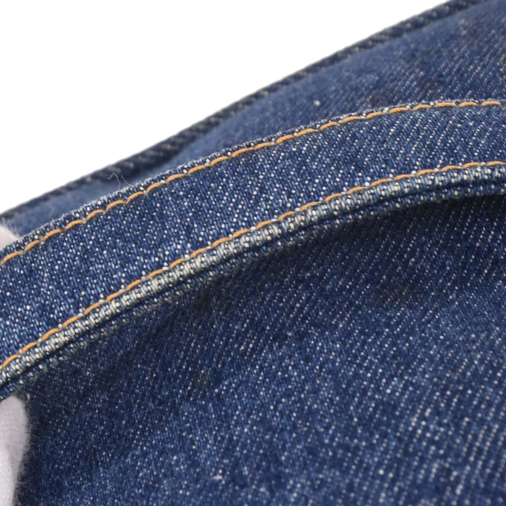 Chanel Vintage Cc Vanity Case Denim Blue Denim_Jeans Handbag