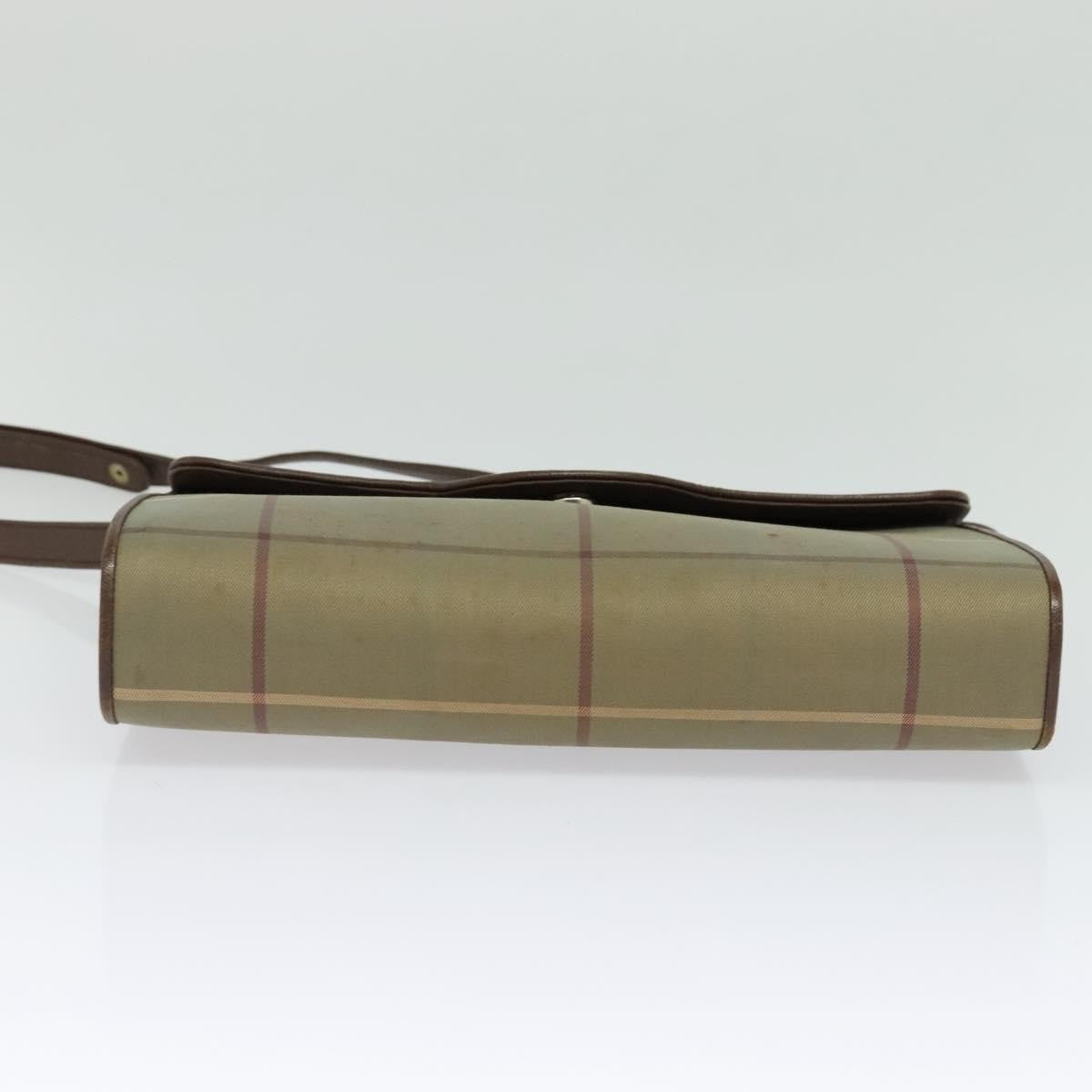 Burberry Nova Check Shoulder Bag Canvas And Leather Beige Canvas Shoulder Bag