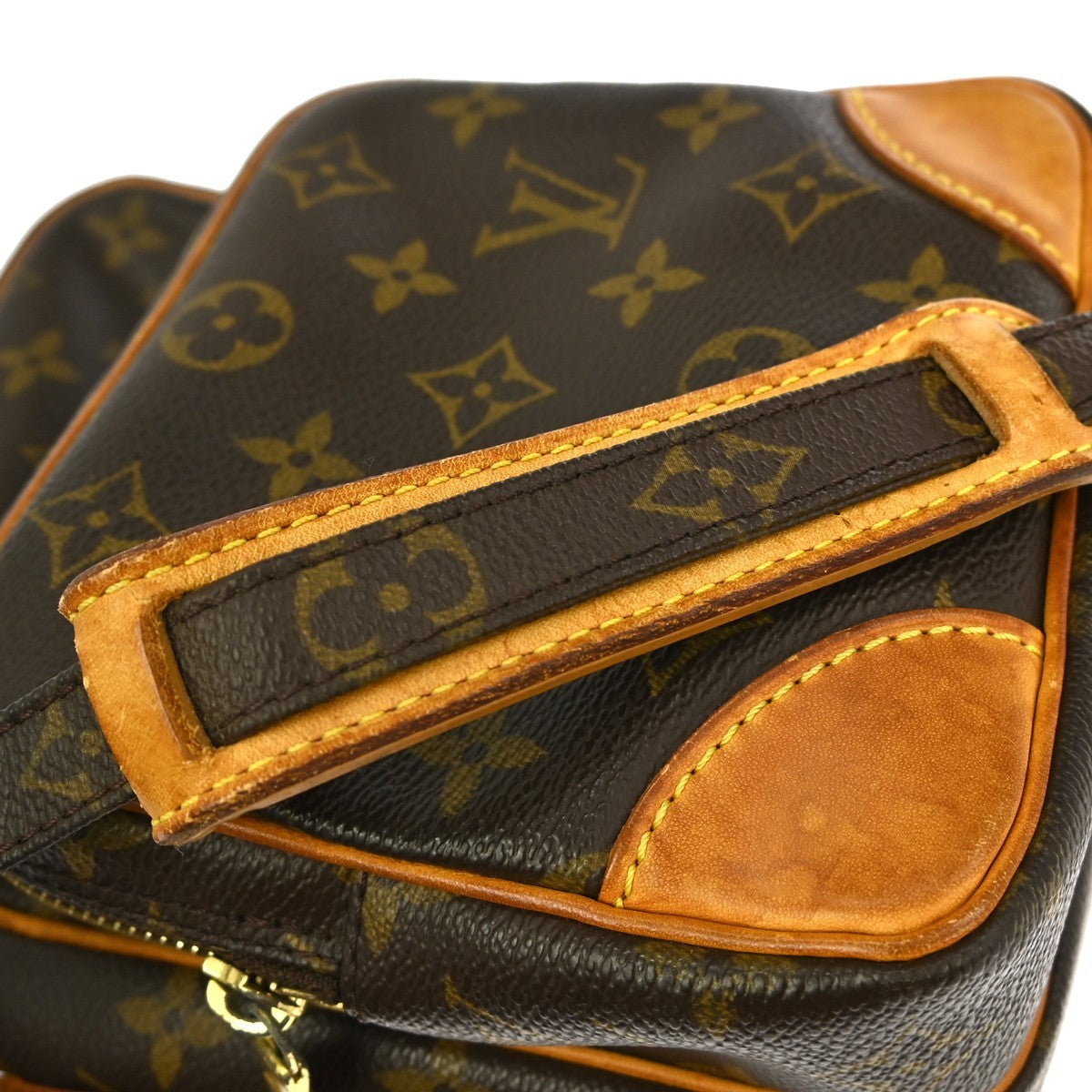 Louis Vuitton Amazone Bag Monogram Canvas Brown Canvas Shoulder Bag