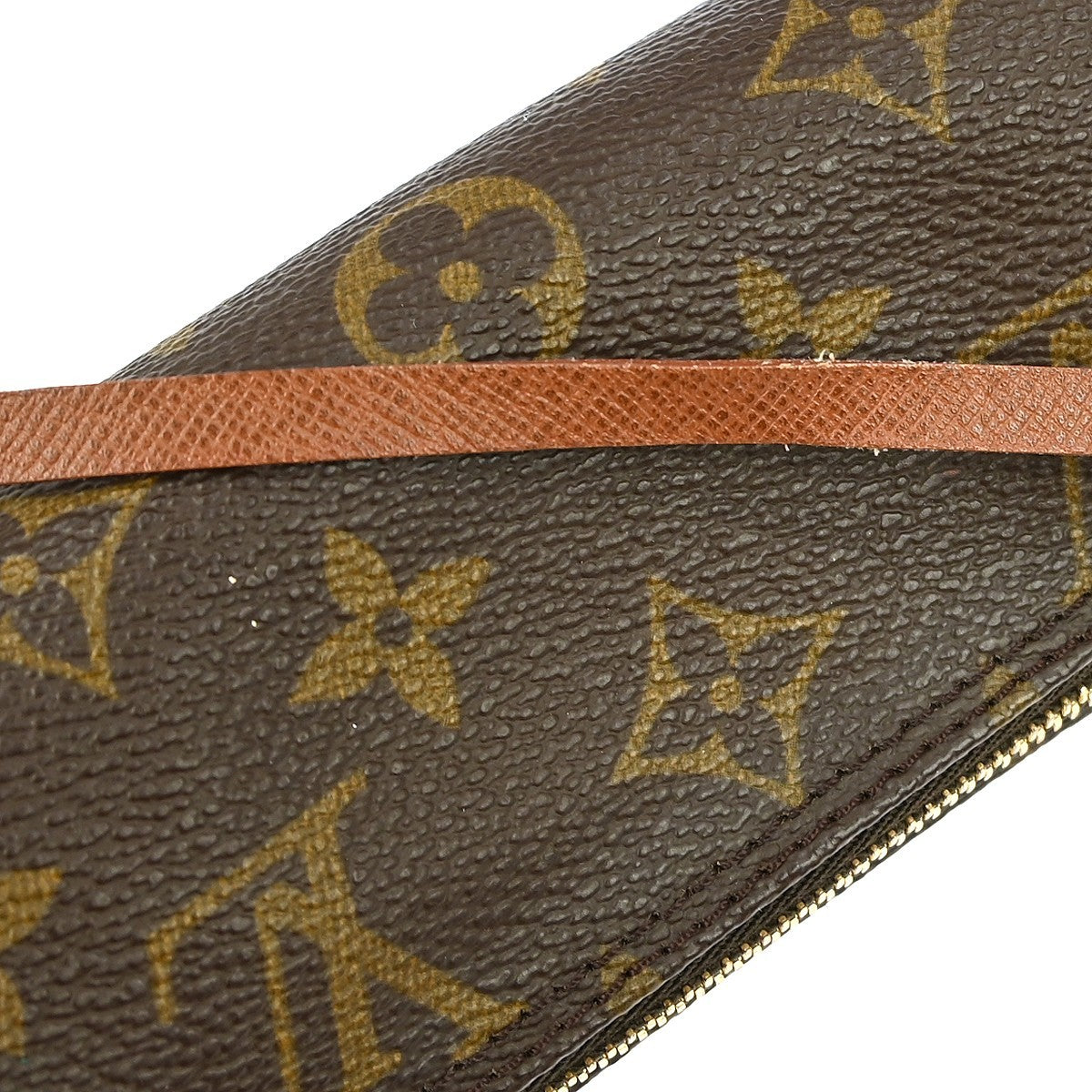 Louis Vuitton Papillon Pochette Monogram Canvas Brown Canvas Clutche & Pouche Bag