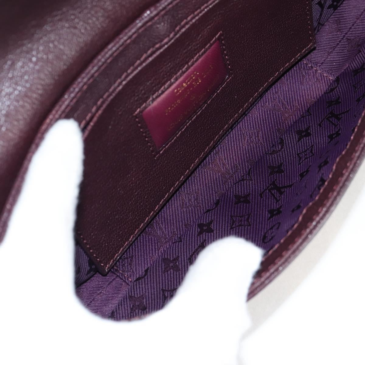 Louis Vuitton Avant Garde Pochette Leather With Suede Brown Leather Bag