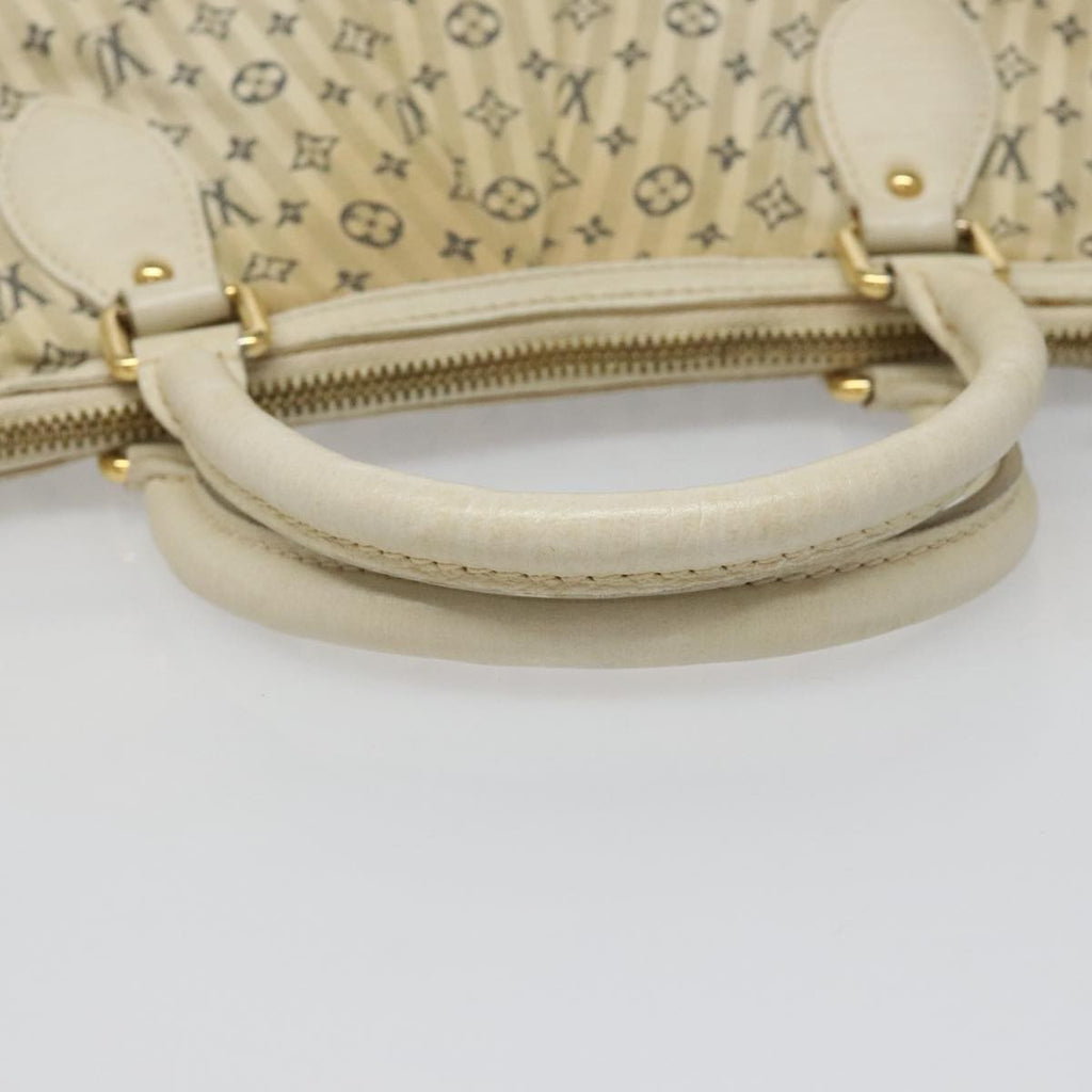 Louis Vuitton Marina Handbag Mini Lin Croisette Beige Canvas Bag