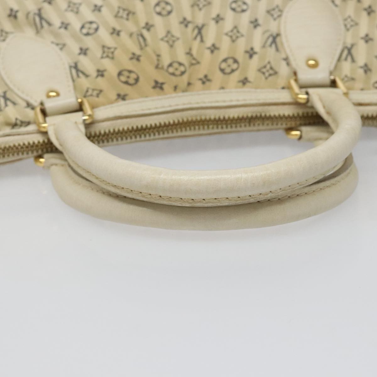 Louis Vuitton Marina Handbag Mini Lin Croisette Beige Canvas Bag