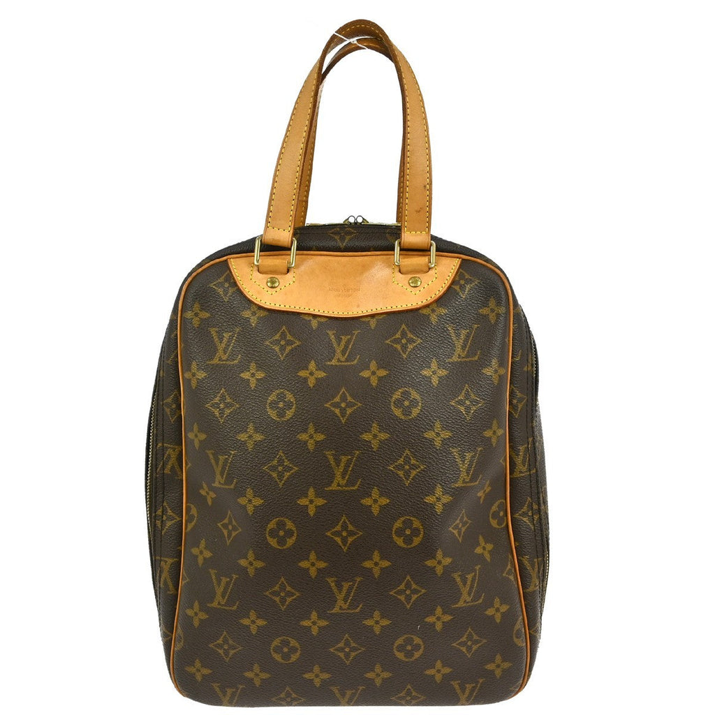 Louis Vuitton Excursion Handbag Monogram Canvas Brown Canvas Handbag