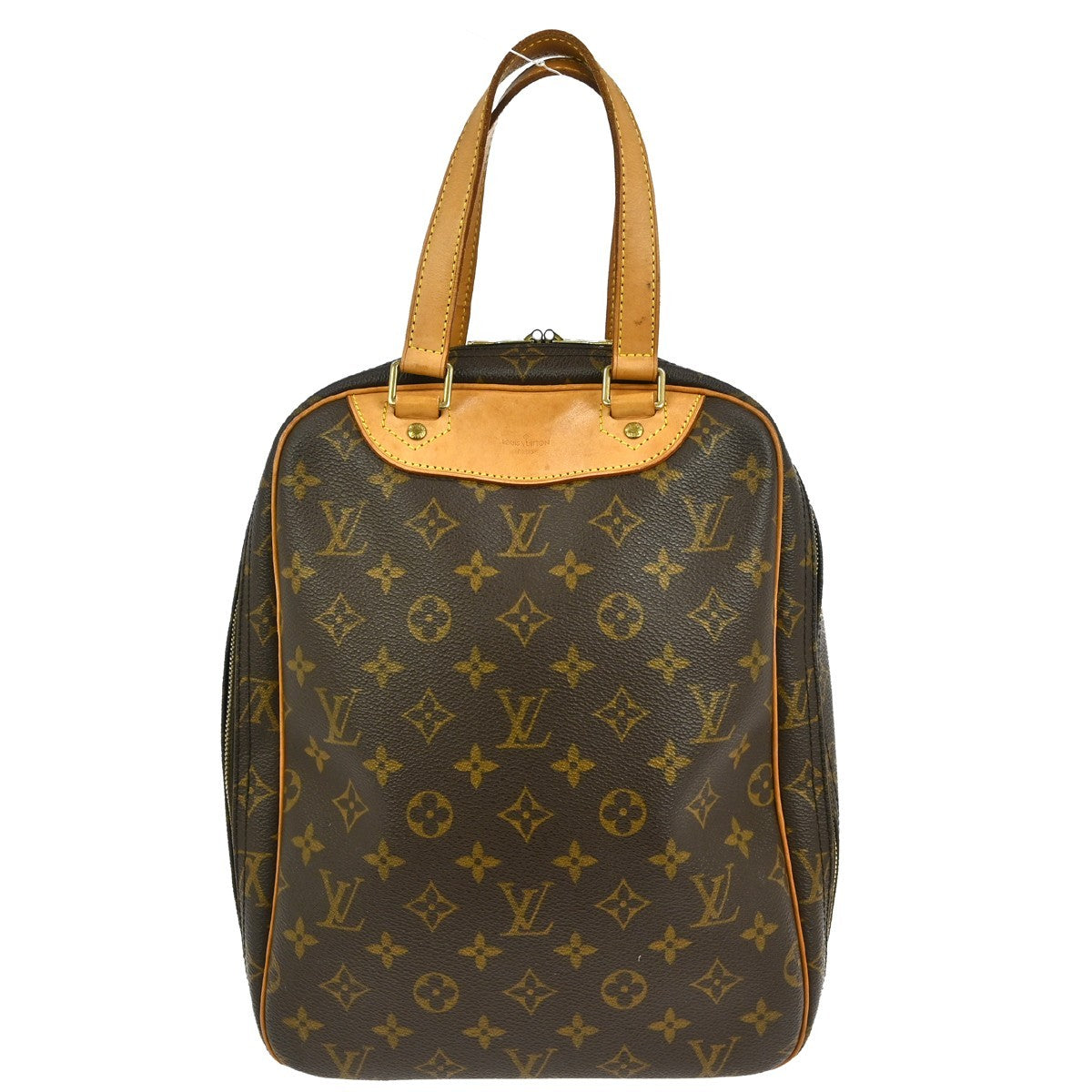 Louis Vuitton Excursion Handbag Monogram Canvas Brown Canvas Handbag