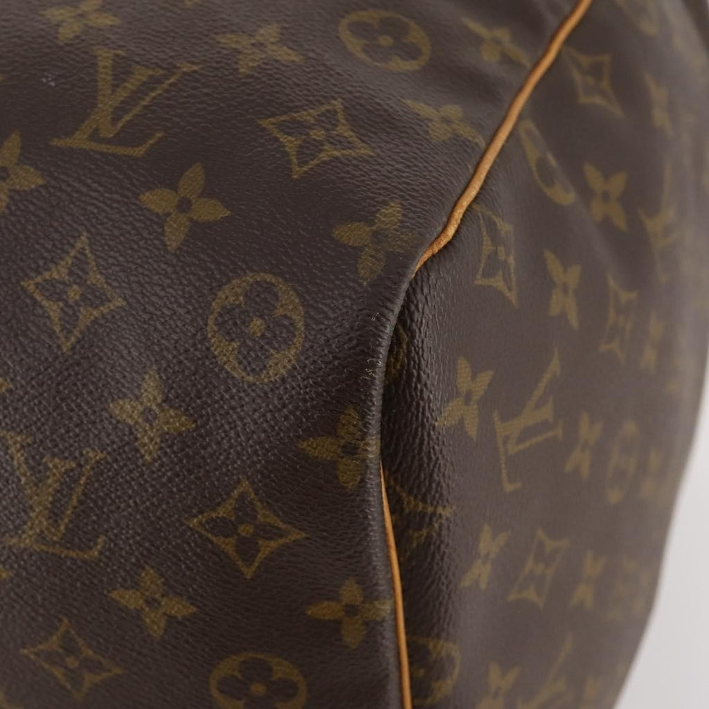 Louis Vuitton Keepall Bag Monogram Canvas Brown Canvas Travel Bag