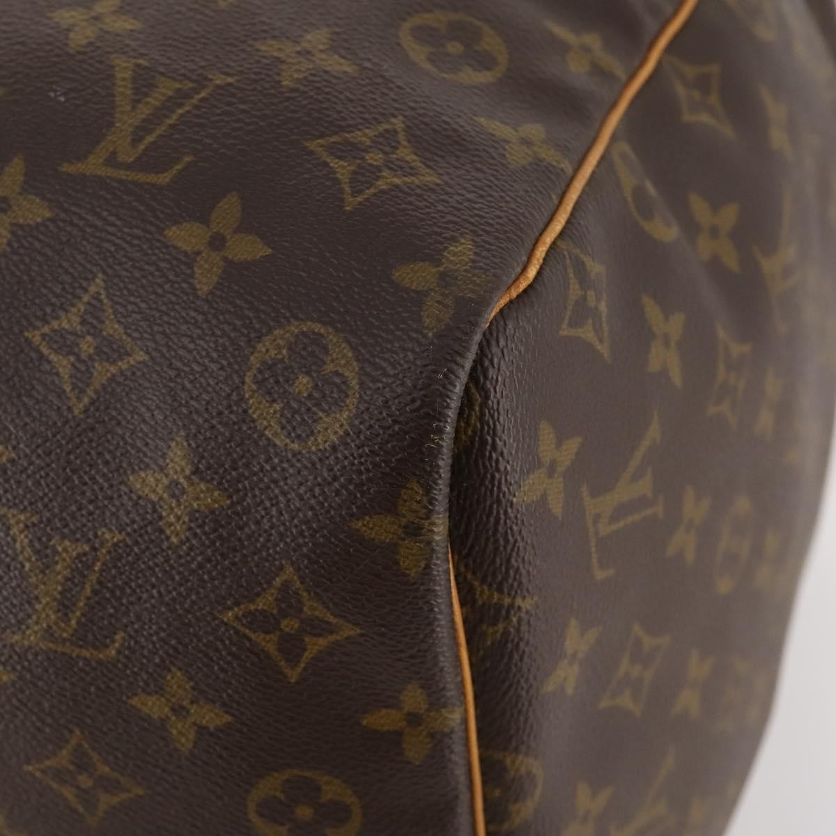 Louis Vuitton Keepall Bag Monogram Canvas Brown Canvas Travel Bag
