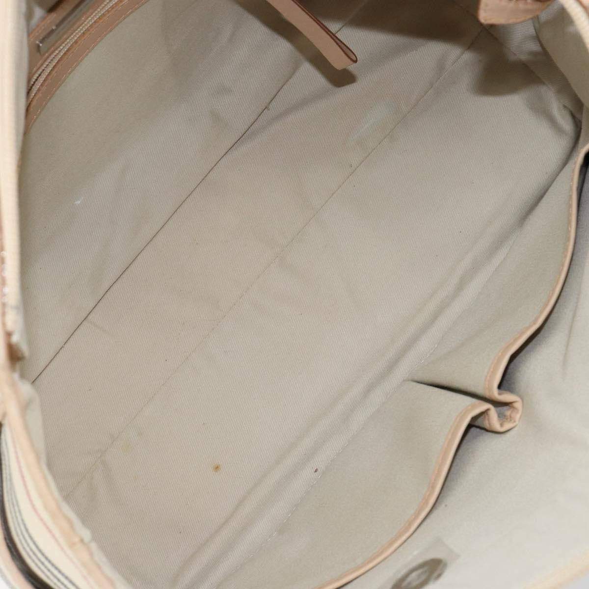 Burberry Nova Check Tote Canvas And Leather Beige Canvas Tote Bag