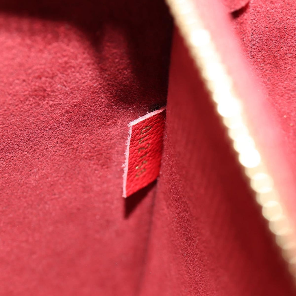 Louis Vuitton Kimono Handbag Monogram Canvas And Leather Red Canvas Handbag