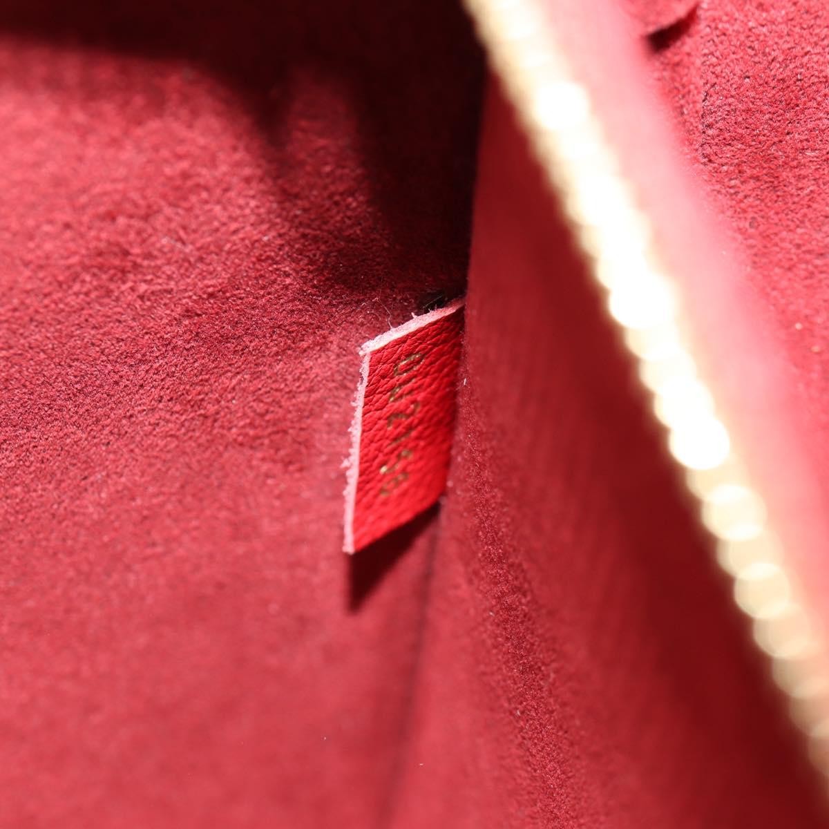 Louis Vuitton Kimono Handbag Monogram Canvas And Leather Red Canvas Handbag