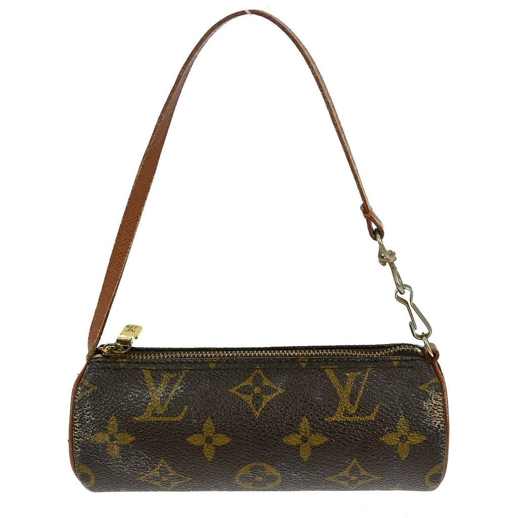 Louis Vuitton Papillon Pochette Monogram Canvas Brown Canvas Clutche & Pouche Bag