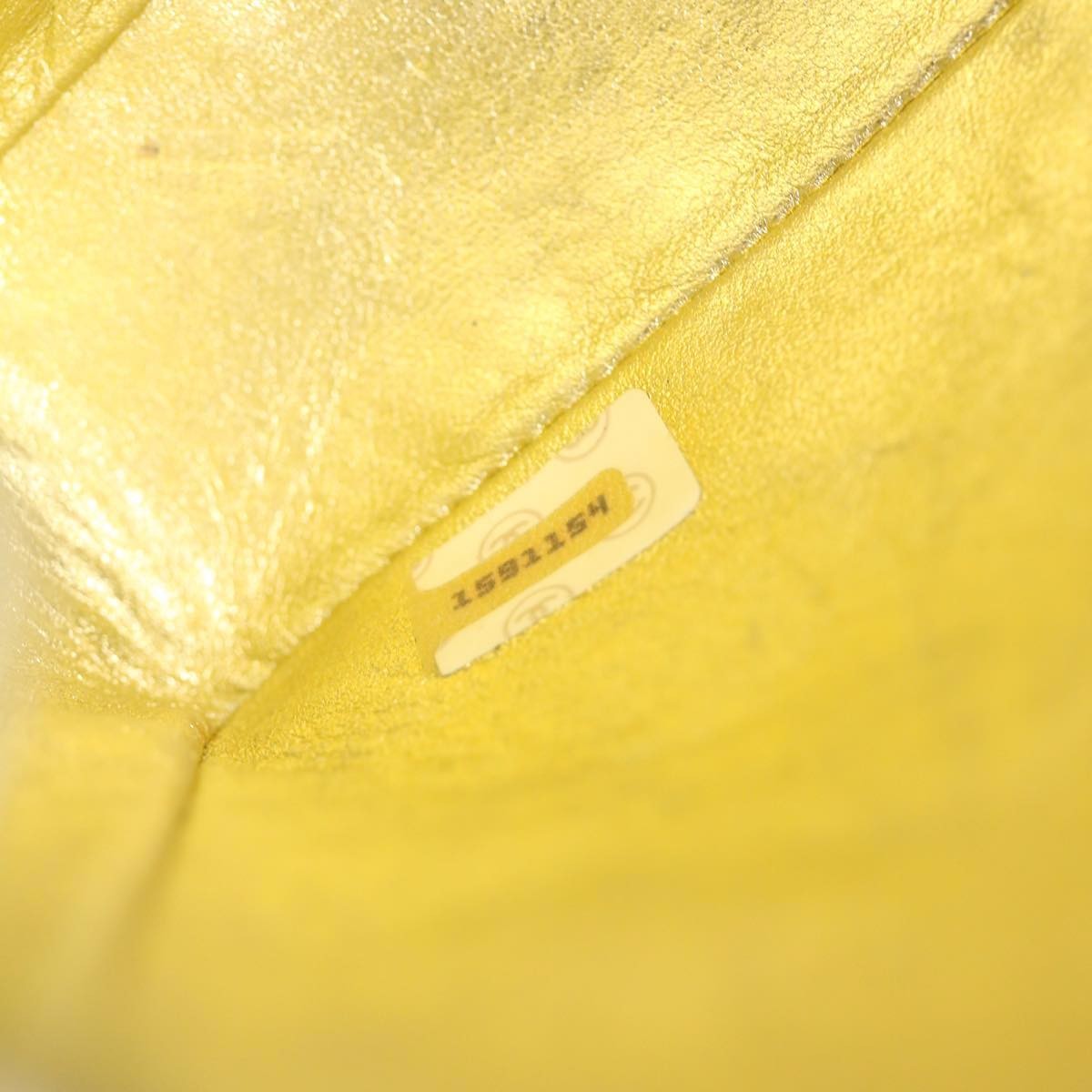 Chanel Vintage Cc Chain Flap Bag Quilted Lambskin Gold Leather Shoulder Bag Bag