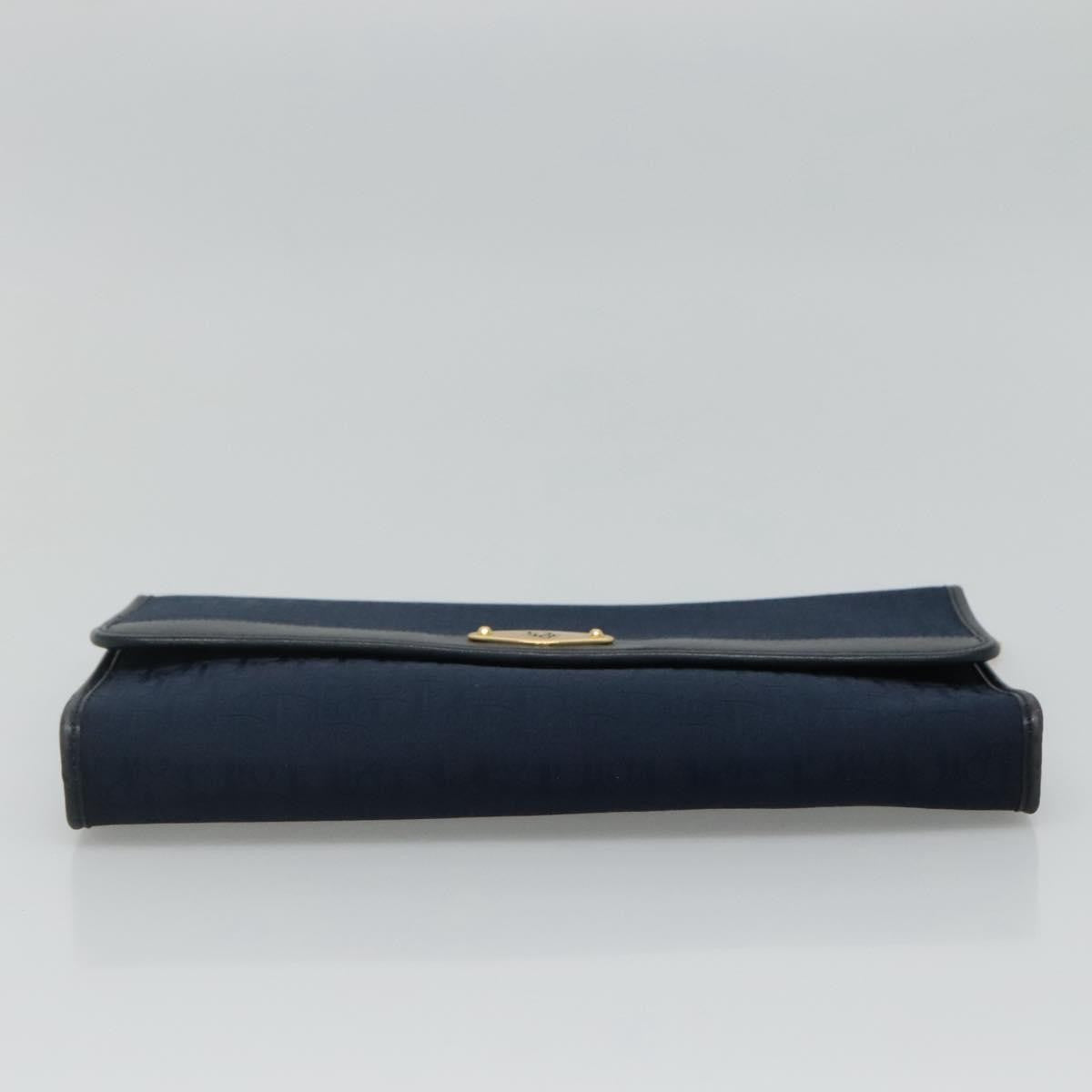 Christian Dior Vintage Trotter Shoulder Bag Canvas Navy Canvas Shoulder Bag Bag (Pre-Owned)