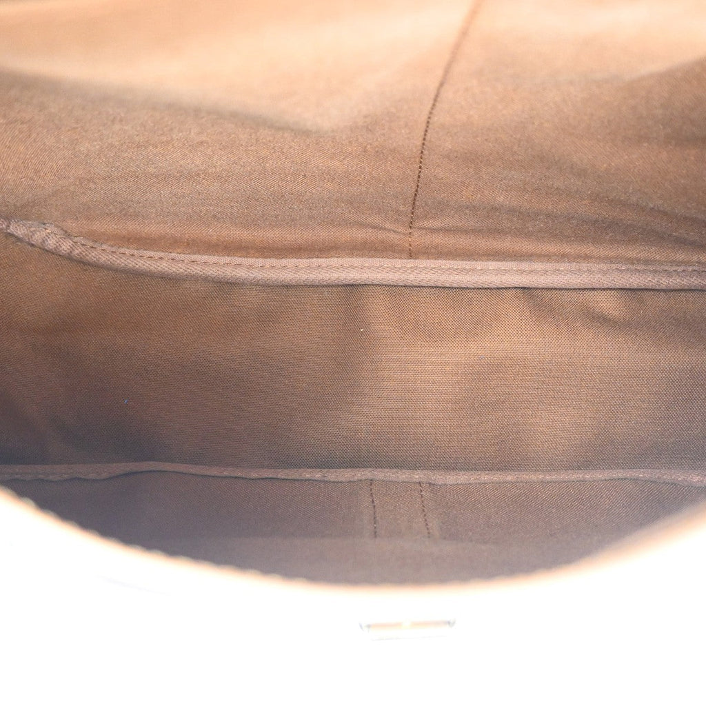 Louis Vuitton Saumur Handbag Monogram Canvas Brown Canvas Shoulder Bag