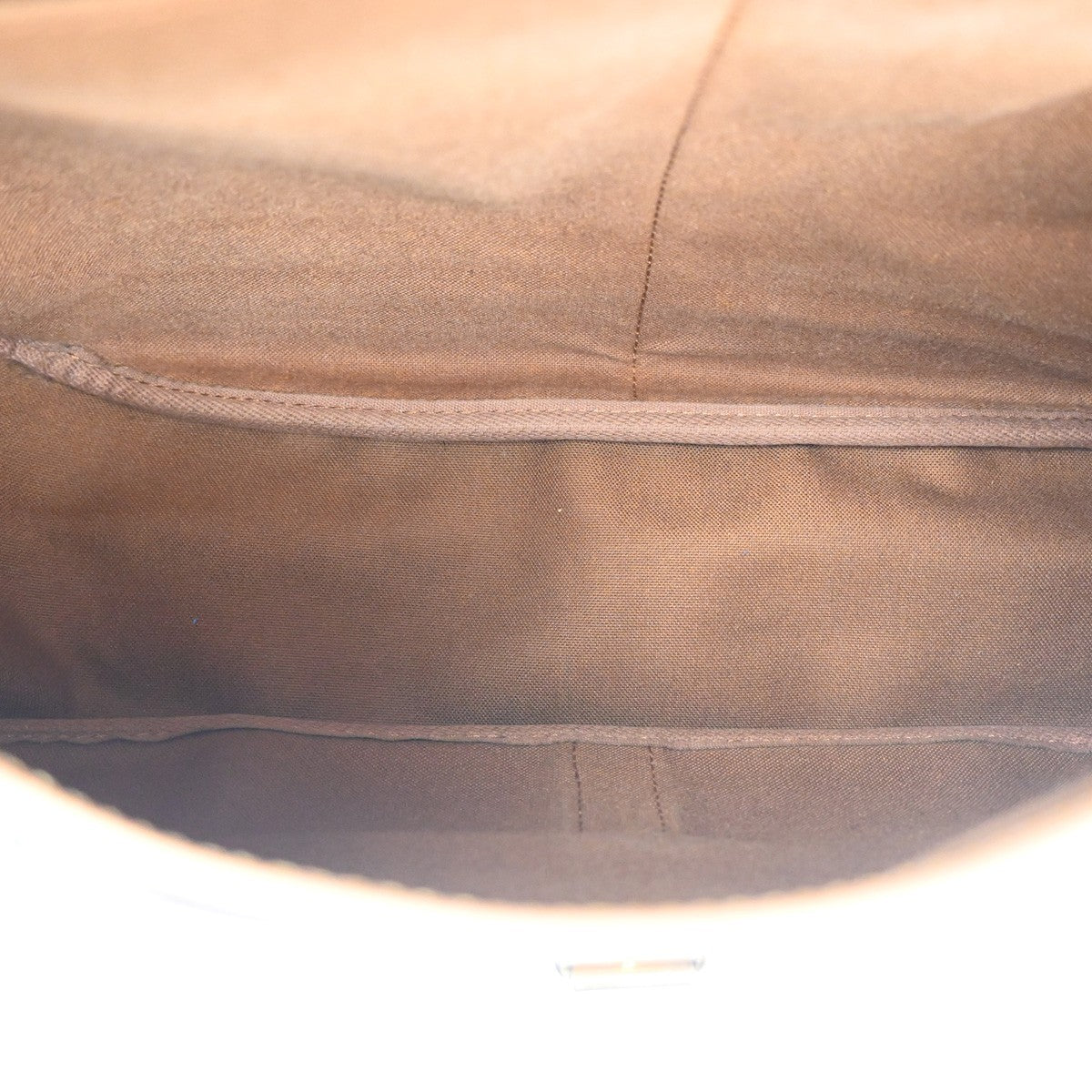 Louis Vuitton Saumur Handbag Monogram Canvas Brown Canvas Shoulder Bag