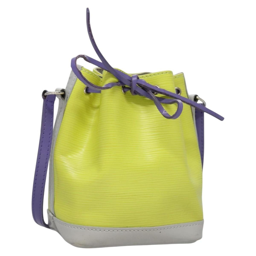 Louis Vuitton Neonoe Handbag Epi Leather Yellow Leather Bag
