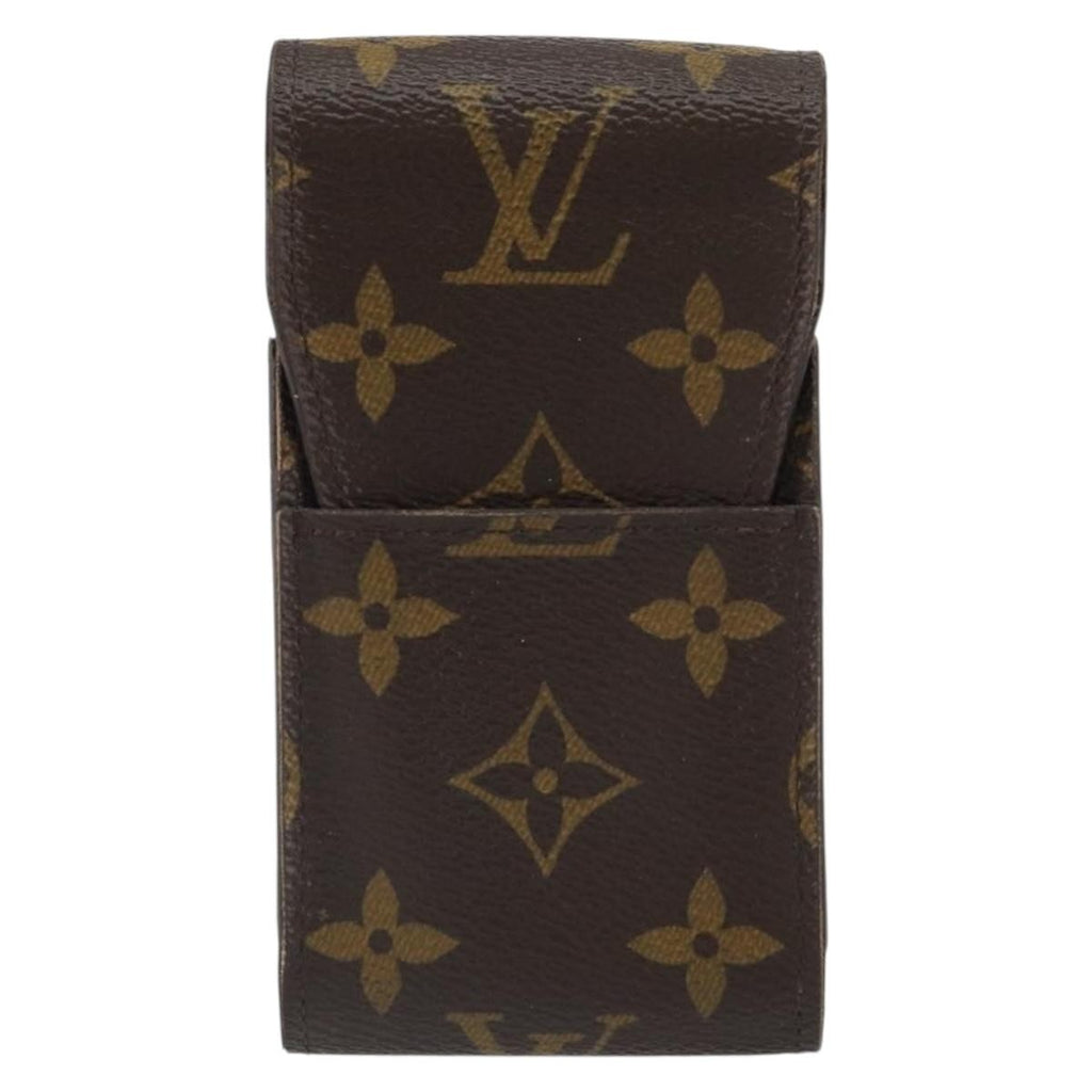 Louis Vuitton Etui Cigarette Case Monogram Canvas Brown Canvas Wallets Accessory