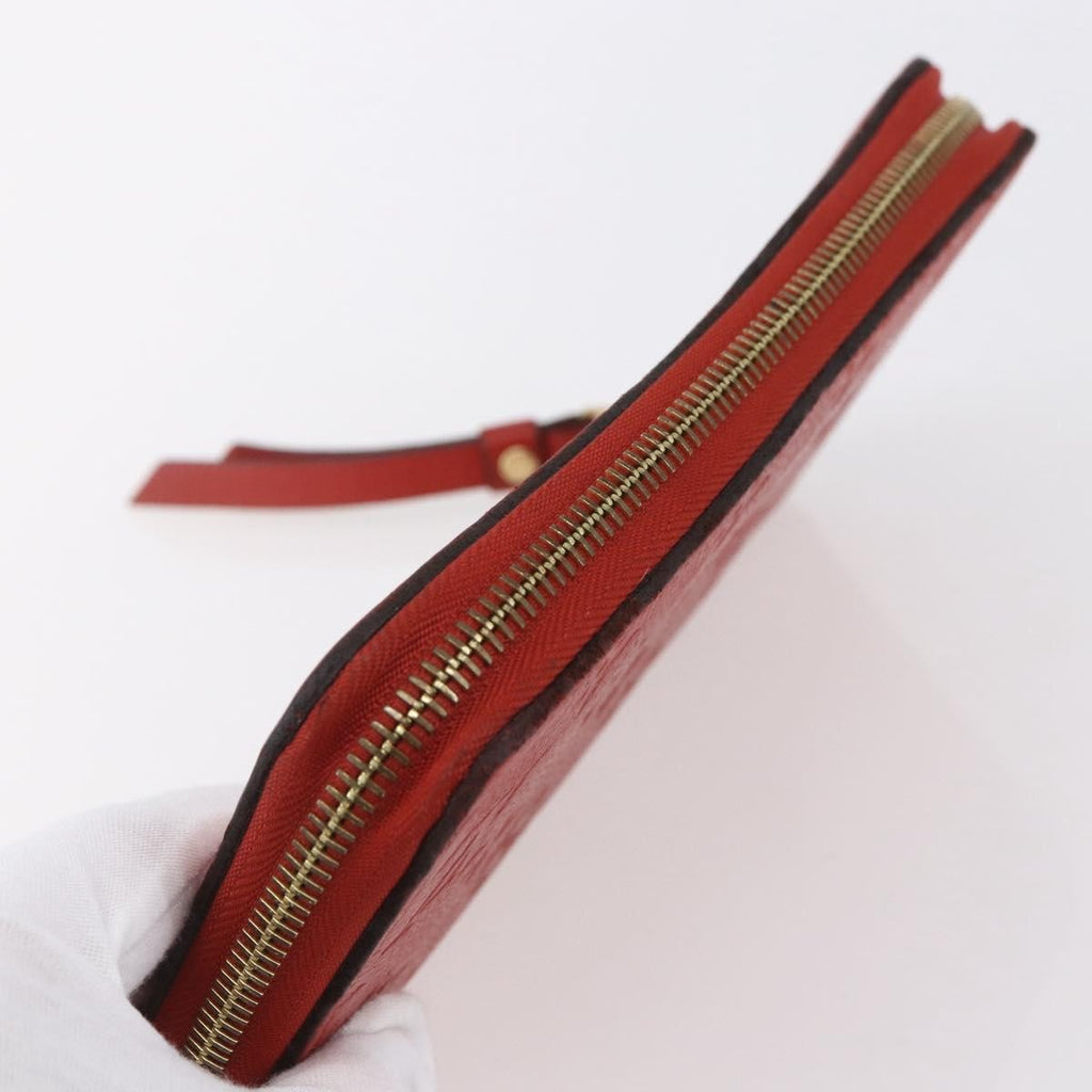 Louis Vuitton Portefeuille Zippy Monogramme Empreinte Monogramme Empreinte Red Leather Wallets Accessory