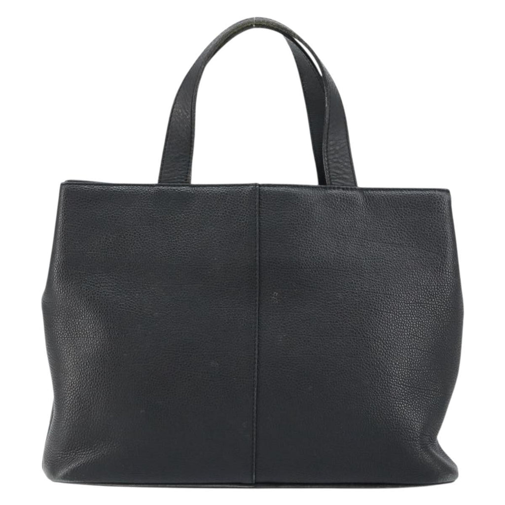Burberry Vintage Handbag Leather Black Leather Handbag
