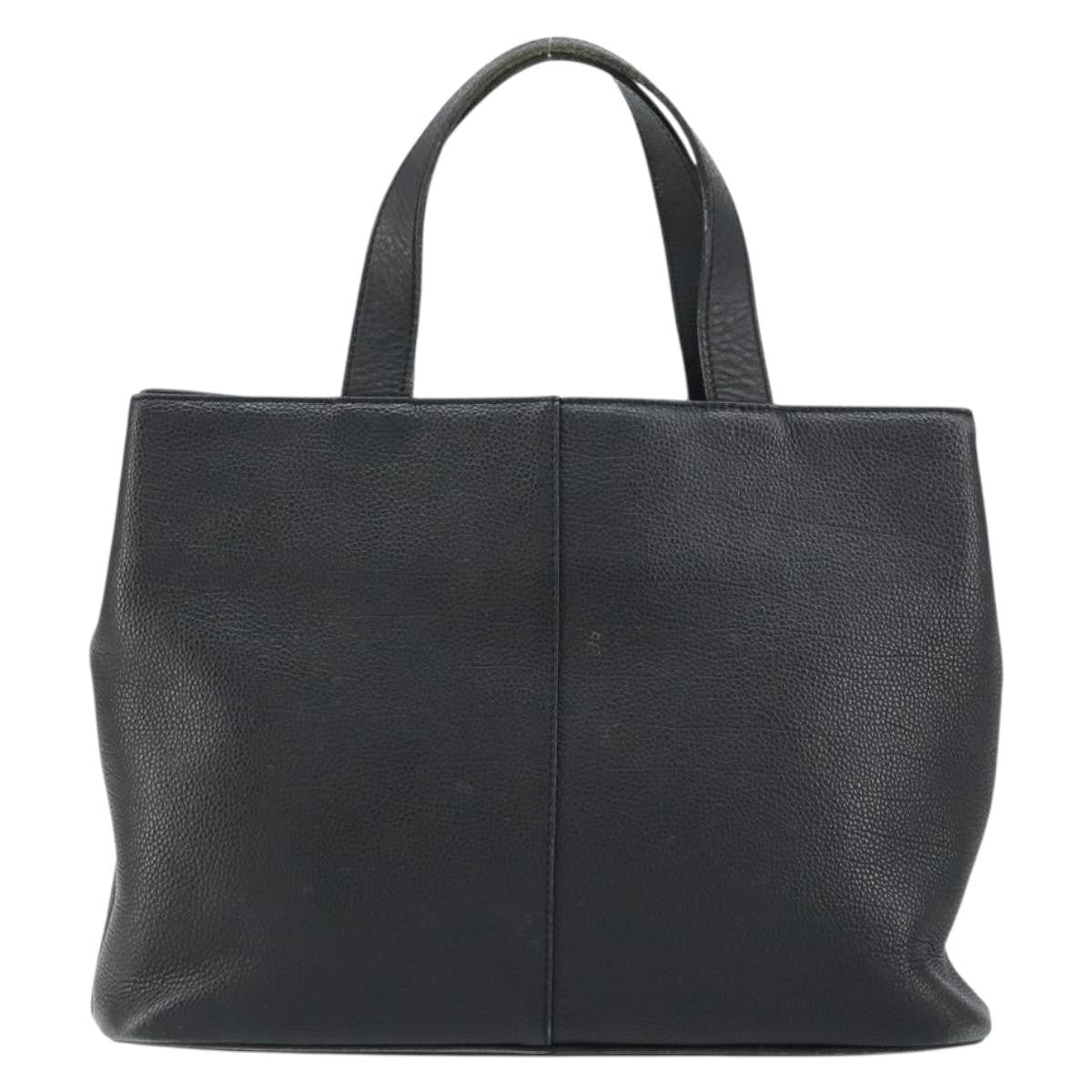 Burberry Vintage Handbag Leather Black Leather Handbag